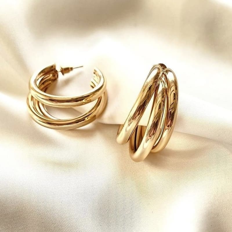 Tri Zara Hoops